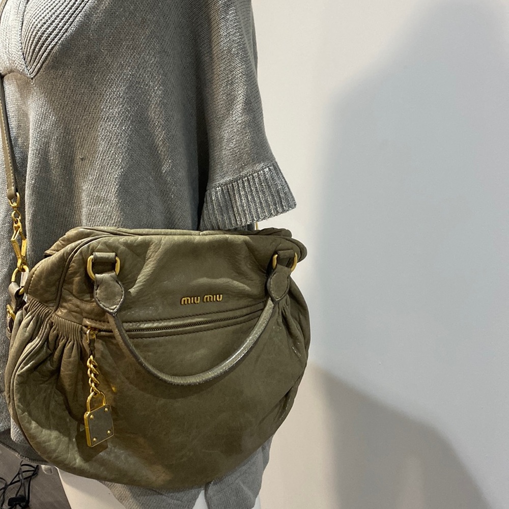 Miu Miu Napa Crossbody Bag - Authentic